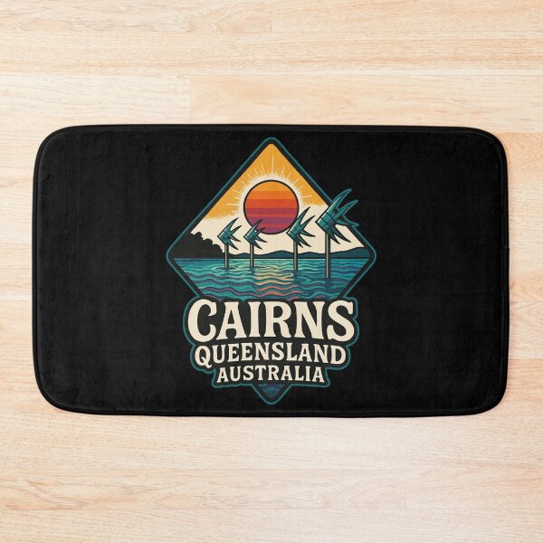 Item preview, Cairns Queensland Australia Retro Travel designed and sold by TomFrontierArt.