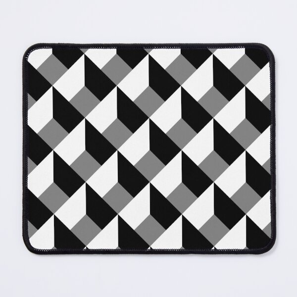 Item preview, Monochrome geometric seamless repeating pattern designed and sold by SeamlessDsign.