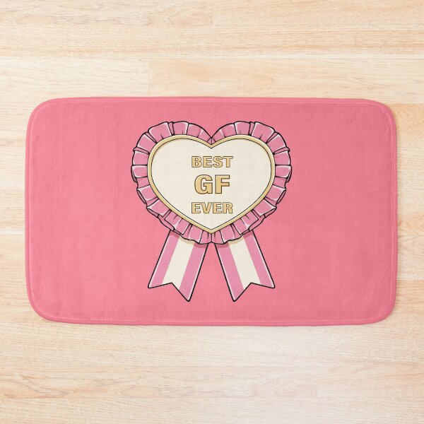 Item preview, World's best girlfriend badge - A Cute Award Ribbon designed and sold by ProjetF.