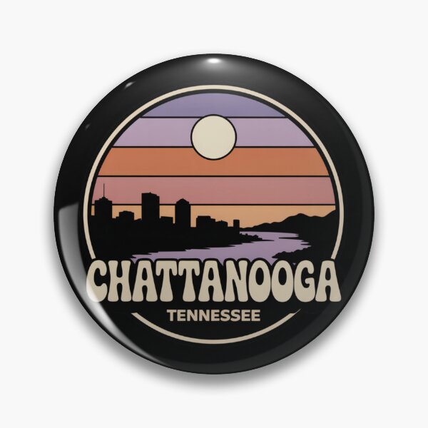 Item preview, Chattanooga Tennessee: Purple Haze Sunset Skyline River  designed and sold by CircinusStore.