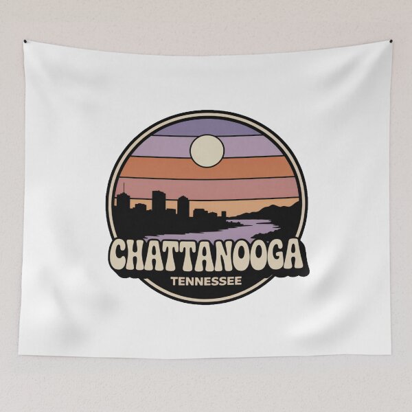 Item preview, Chattanooga Tennessee: Purple Haze Sunset Skyline River  designed and sold by CircinusStore.