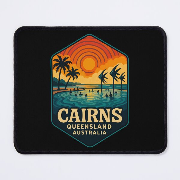 Item preview, Cairns Queensland Tropical Australia Retro Travel designed and sold by TomFrontierArt.