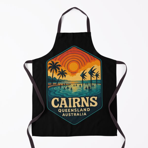 Item preview, Cairns Queensland Tropical Australia Retro Travel designed and sold by TomFrontierArt.