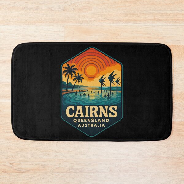 Item preview, Cairns Queensland Tropical Australia Retro Travel designed and sold by TomFrontierArt.
