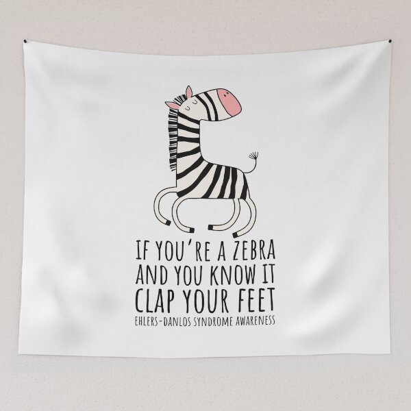 Item preview, EDS Awareness - If You're A Zebra And You Know It designed and sold by Designs by Jesabee.