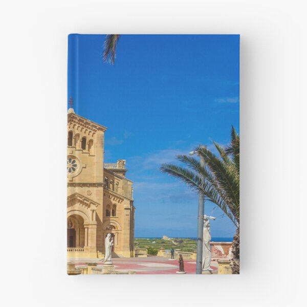Item preview, Sunlit Stone Basilica On The Maltese Coast With Blue Sky And Bare Spring Branches In Foreground designed and sold by Nmallia.