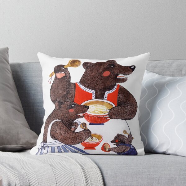 Item preview, Illustration of the Three Bears Russian fairy tale Goldilocks designed and sold by Bokonah.