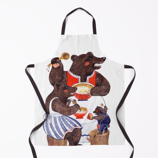 Item preview, Illustration of the Three Bears Russian fairy tale Goldilocks designed and sold by Bokonah.