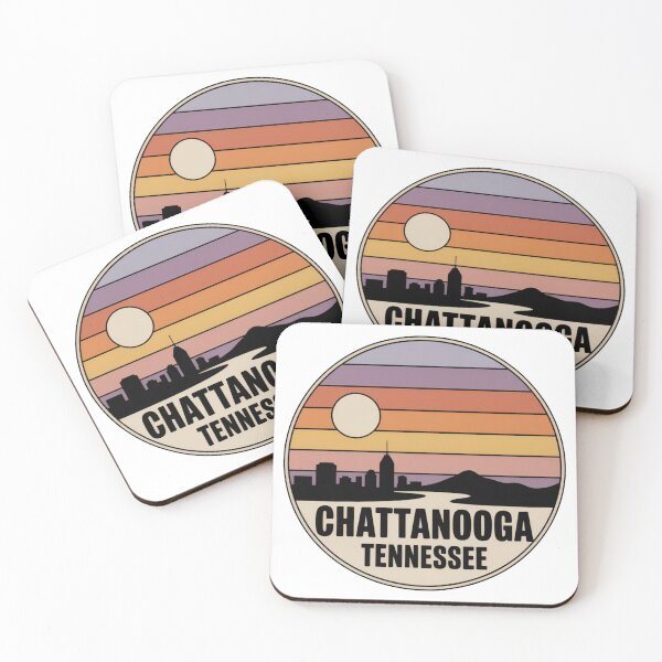 Item preview, Chattanooga Tennessee: Sunset Skyline River Mountain designed and sold by CircinusStore.