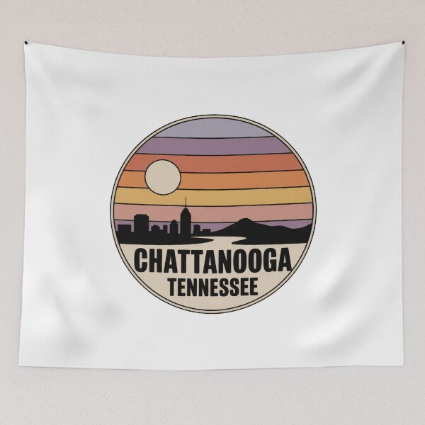 Item preview, Chattanooga Tennessee: Sunset Skyline River Mountain designed and sold by CircinusStore.