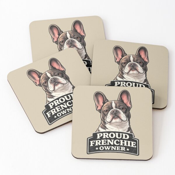 Item preview, French Bulldog Owners Club – Proud Frenchie Owner Dog Lover Badge Design designed and sold by Frenchie Fever.