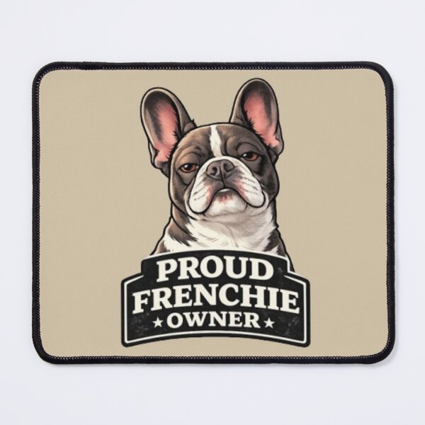 Item preview, French Bulldog Owners Club – Proud Frenchie Owner Dog Lover Badge Design designed and sold by Frenchie Fever.
