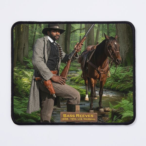 Item preview, BASS REEVES -Wall Art - African American U.S. Marshal - 1838 to 1910 designed and sold by DBM Photo Art 1.
