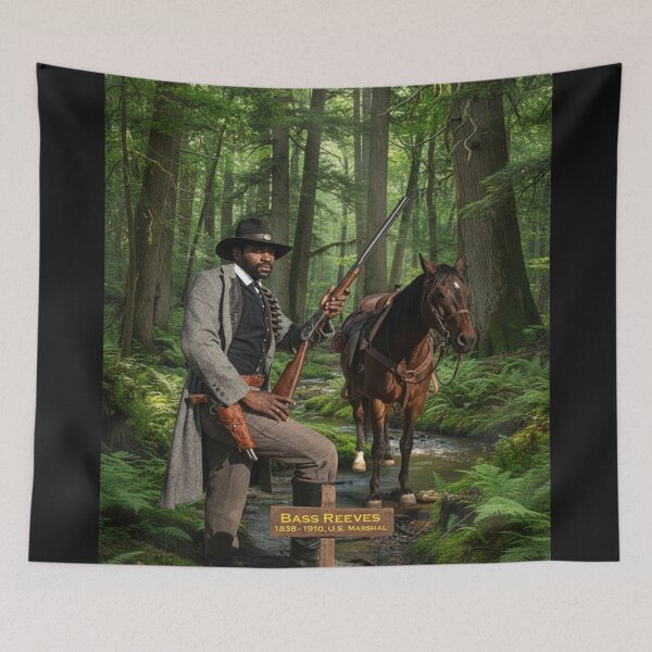 Item preview, BASS REEVES -Wall Art - African American U.S. Marshal - 1838 to 1910 designed and sold by DBM Photo Art 1.