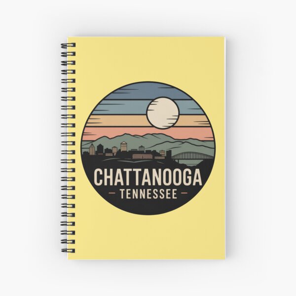 Item preview, Chattanooga Tennessee: Skyline Mountains Bridge Textured Moon designed and sold by CircinusStore.