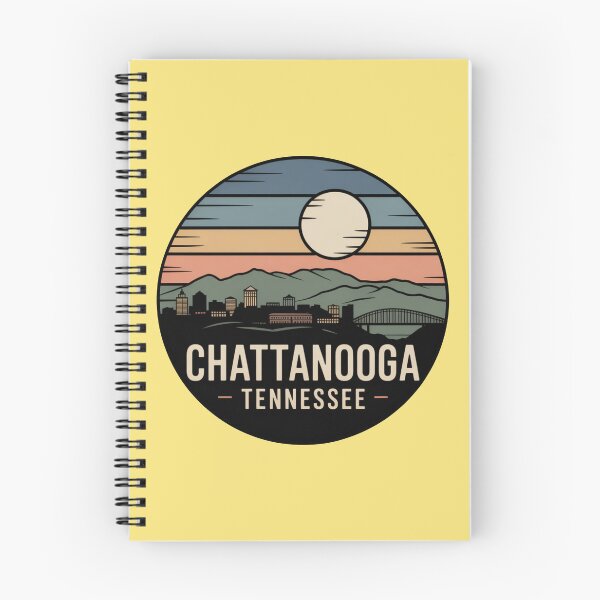Item preview, Chattanooga Tennessee: Skyline Mountains Bridge Textured Moon designed and sold by CircinusStore.
