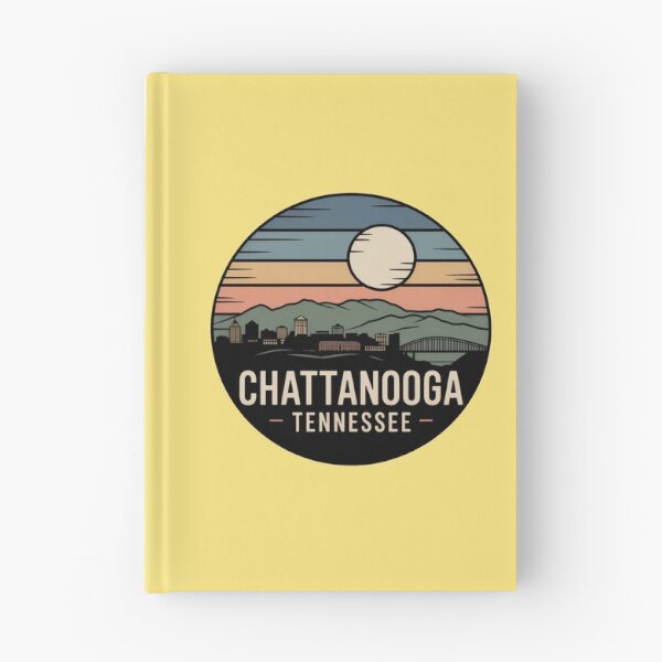 Item preview, Chattanooga Tennessee: Skyline Mountains Bridge Textured Moon designed and sold by CircinusStore.