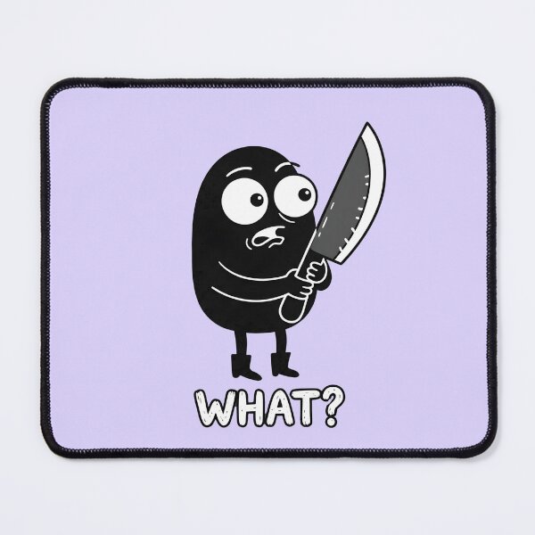 Item preview, What? - Minimalist Cartoon Character Holding Object designed and sold by WowDezign.