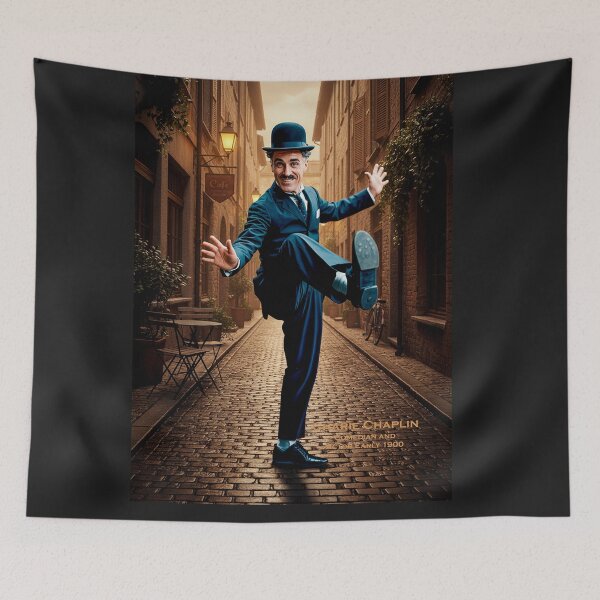 Item preview, CHARLIE CHAPLIN -Wall Art - Comedian Actor in Early 1900  designed and sold by DBM Photo Art 1.