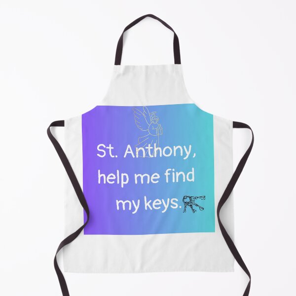 Item preview, St. Anthony – Help Me Find My Keys – Catholic Humor Design designed and sold by victorugbesales.