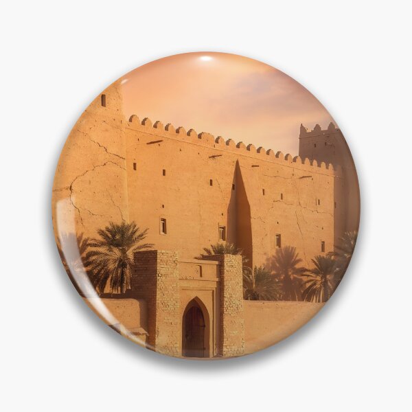 Item preview, Diriyah At-Turaif — Ancient Najdi Fortress, Riyadh, Saudi Arabia designed and sold by GoldenVerseArt.
