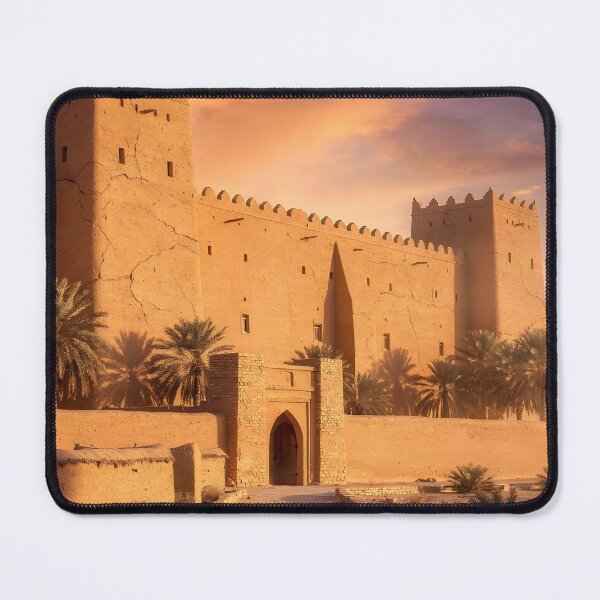 Item preview, Diriyah At-Turaif — Ancient Najdi Fortress, Riyadh, Saudi Arabia designed and sold by GoldenVerseArt.