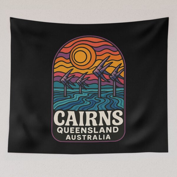 Item preview, Cairns Queensland Australia Trippy Art Travel designed and sold by TomFrontierArt.