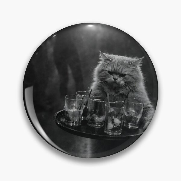 Item preview, Cinematic Cat in Nightclub designed and sold by Noa M. Estevez | Cinematic Chaos.