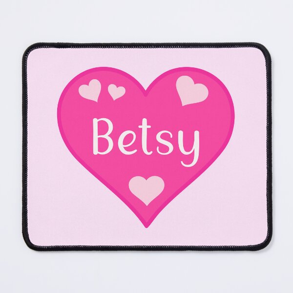 Item preview, Betsy Name Pink Heart designed and sold by Jeallan Designs.