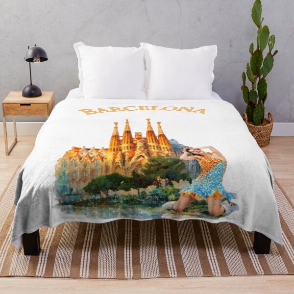 Item preview, Barcelona Travel Sticker | Sagrada Familia Art | Figure Skating Aesthetic | Colorful City Design designed and sold by origin-arthouse.