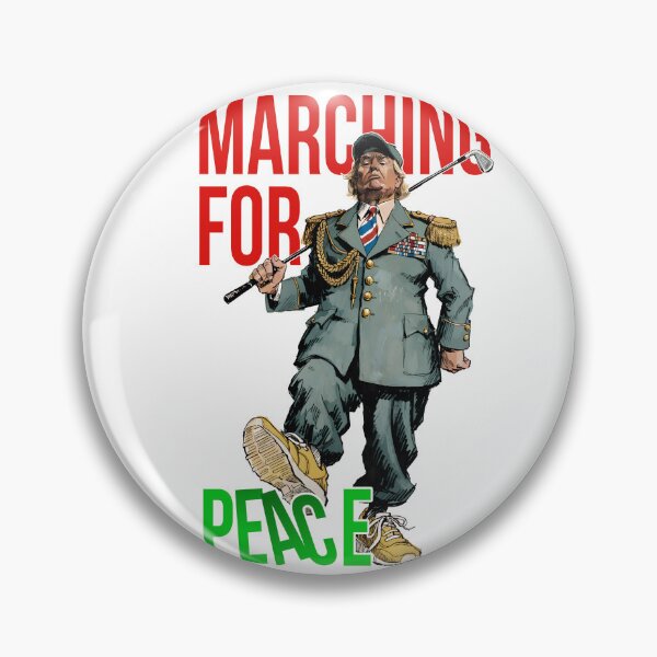 Item preview, DTJ - Marching for Peace - satire of tyranny designed and sold by knappidesign.