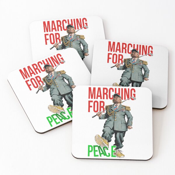 Item preview, DTJ - Marching for Peace - satire of tyranny designed and sold by knappidesign.