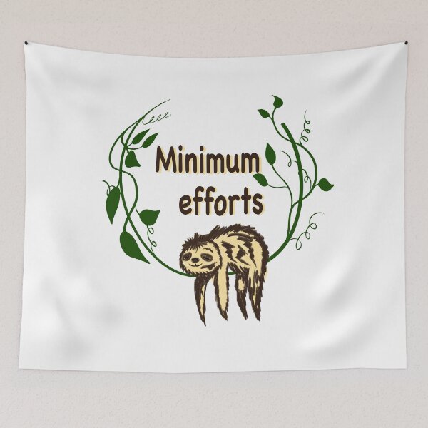 Item preview, Lazy sloth minimum efforts club designed and sold by Maryart8.
