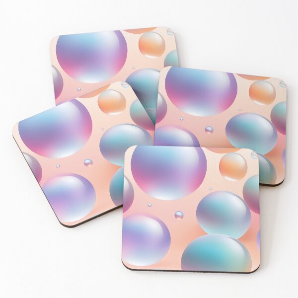 Item preview, Modern Gradient Glass Marbles in Soft Color Space. designed and sold by MissYouONLY.
