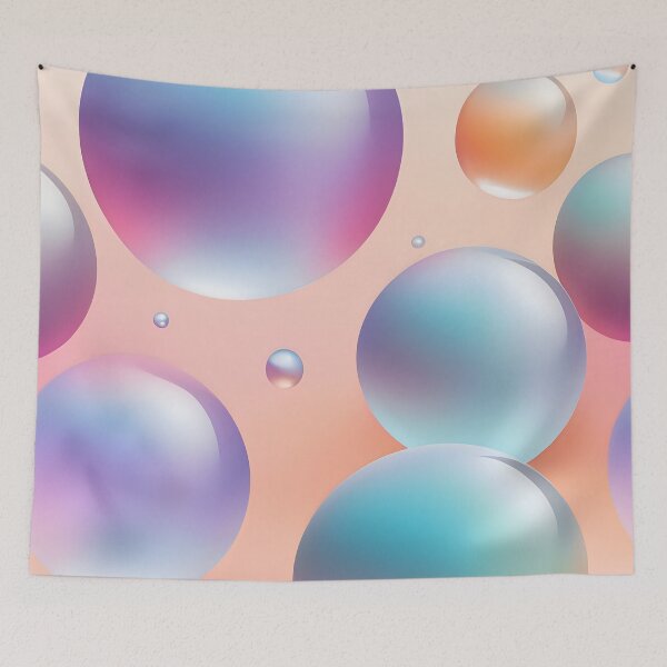 Item preview, Modern Gradient Glass Marbles in Soft Color Space. designed and sold by MissYouONLY.