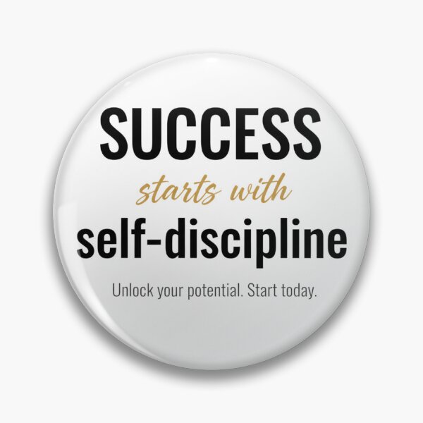 Item preview, Success starts with sel-discipline designed and sold by MaciejErdon.