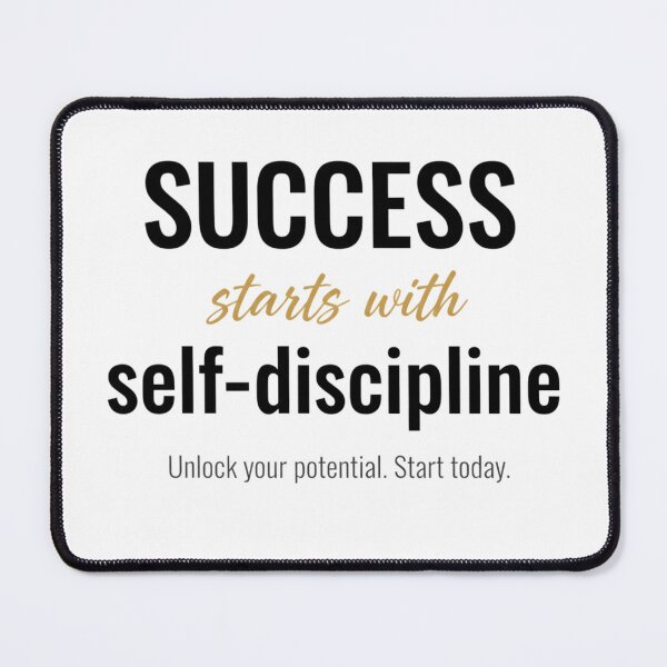 Item preview, Success starts with sel-discipline designed and sold by MaciejErdon.