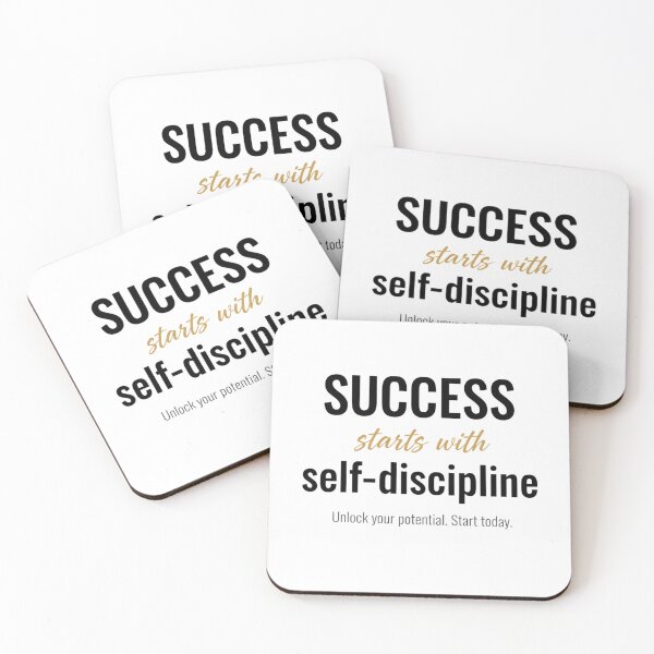 Item preview, Success starts with sel-discipline designed and sold by MaciejErdon.