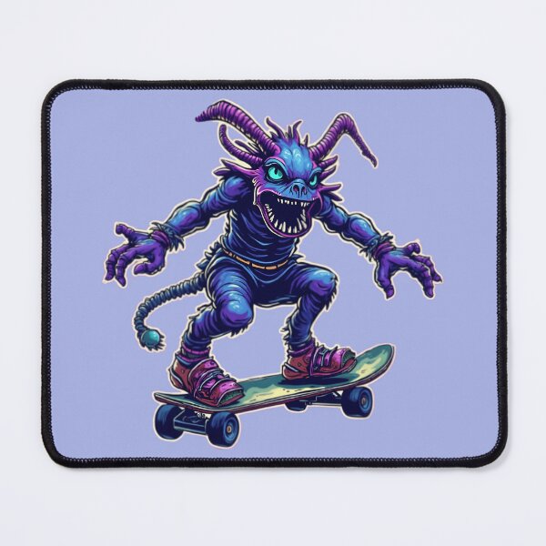 Item preview, Neon Creature - Vaporwave Skateboarding Streetwear designed and sold by WowDezign.