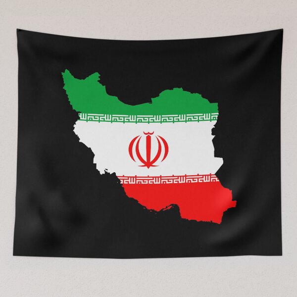 Item preview, Flag Map of Iran designed and sold by DreamBrushy.