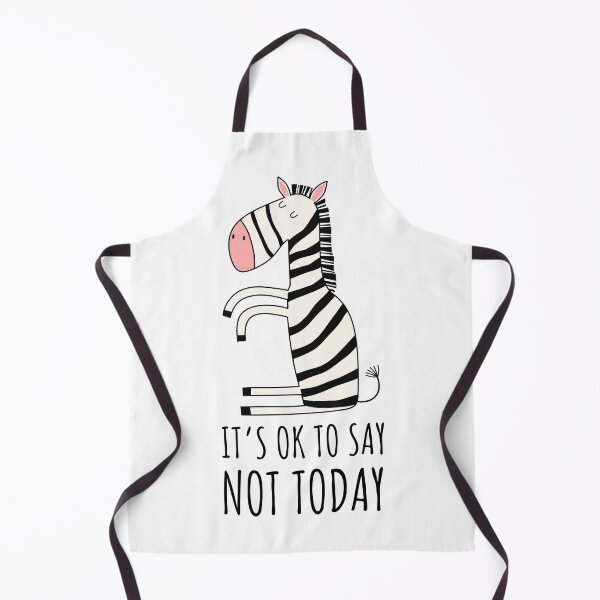 Item preview, Zebra Strong - It's Okay To Say Not Today designed and sold by Designs by Jesabee.