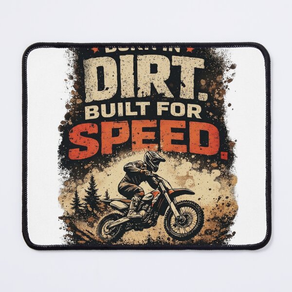 Item preview, Motocross Shirt Born in Dirt Built for Speed – Dirt Bike Rider Design designed and sold by COZY NEST.