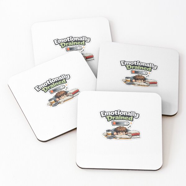 Item preview, Emotionally Drained Student Study Sticker designed and sold by ShreeSohani.