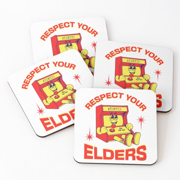 Item preview, Respect Your Elders Retro Arcade Machine Video Game Vintage designed and sold by Abaseen.