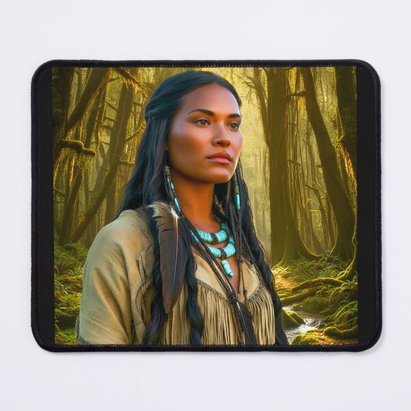 Item preview, POCAHONTAS - Wall Art - Native American Woman designed and sold by DBM Photo Art 1.