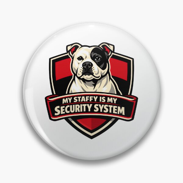 Item preview, My Staffy Is My Security System designed and sold by BestFriendTees.