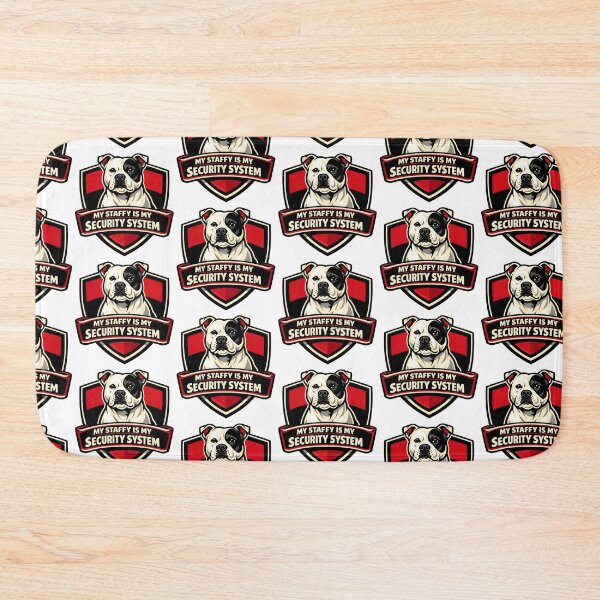 Item preview, My Staffy Is My Security System designed and sold by BestFriendTees.