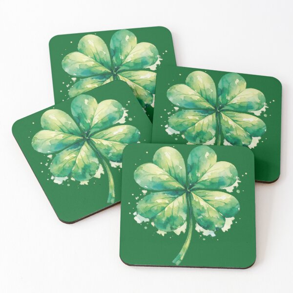 Item preview, Four-leaf clover – Digital watercolor designed and sold by Alan-David.