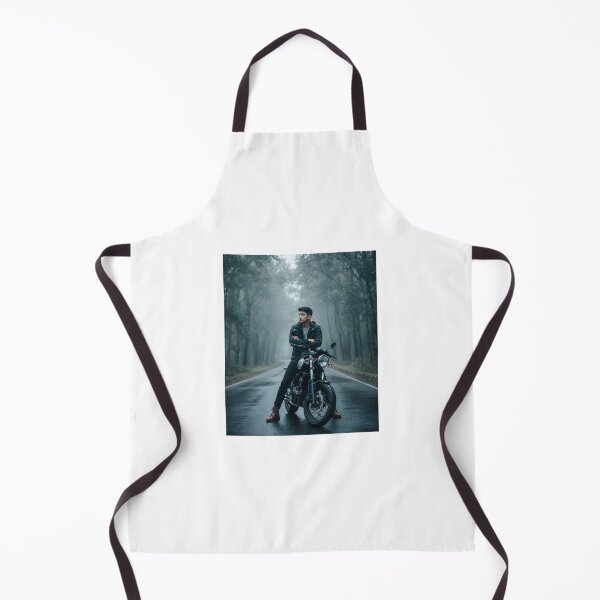 Item preview, Midnight Rider: Handsome Man on a Motorcycle designed and sold by zambalala.