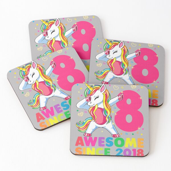 Item preview, 8 Years Old Unicorn Dabbing 8th Birthday Girl Unicorn Party designed and sold by GreggRoss.